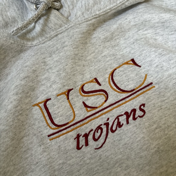 USC Trojans embroidered grey sweatshirt - Picture 3 of 6